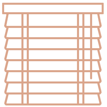 wooden blinds icon