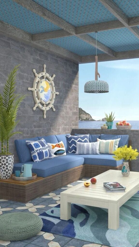 BUY CUSTOMIZED SOFA FOR OUTDOOR SPACES BY BLINDS SHOP DUBAI