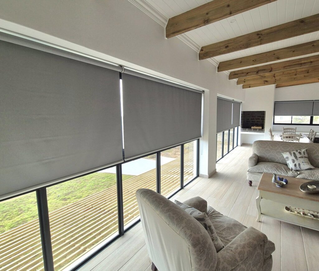 Blackout Roller Blinds for living room by dubai blinds shop in dubai marina