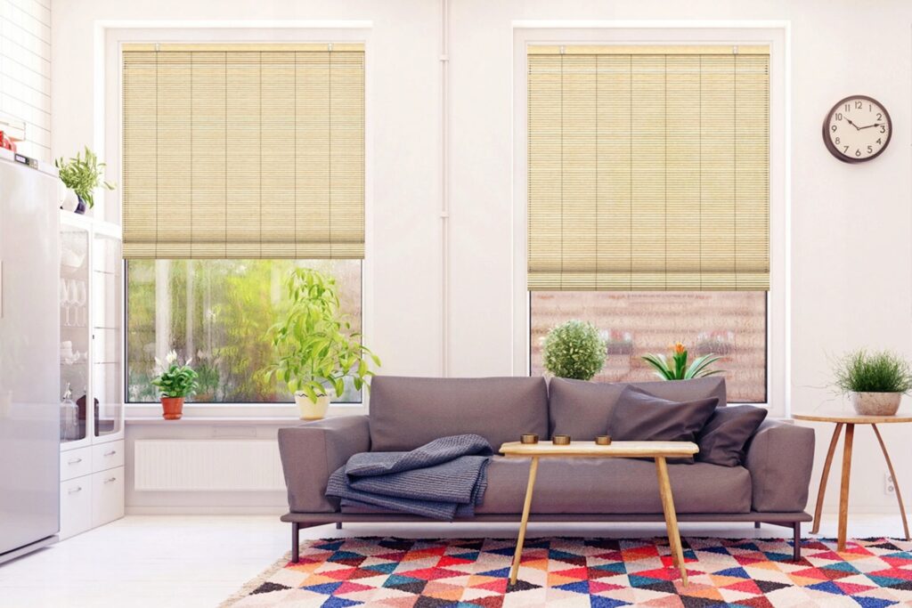 BAMBOO BLINDS FOR GRADEN AND BALCONY BY BLINDS SHOP DUBAI