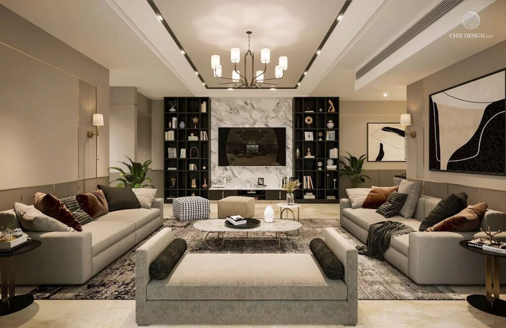 CUSTOM MADE FURNITURE WITH SHAGGY RUGS BY DLINDS SHOP DUBAI