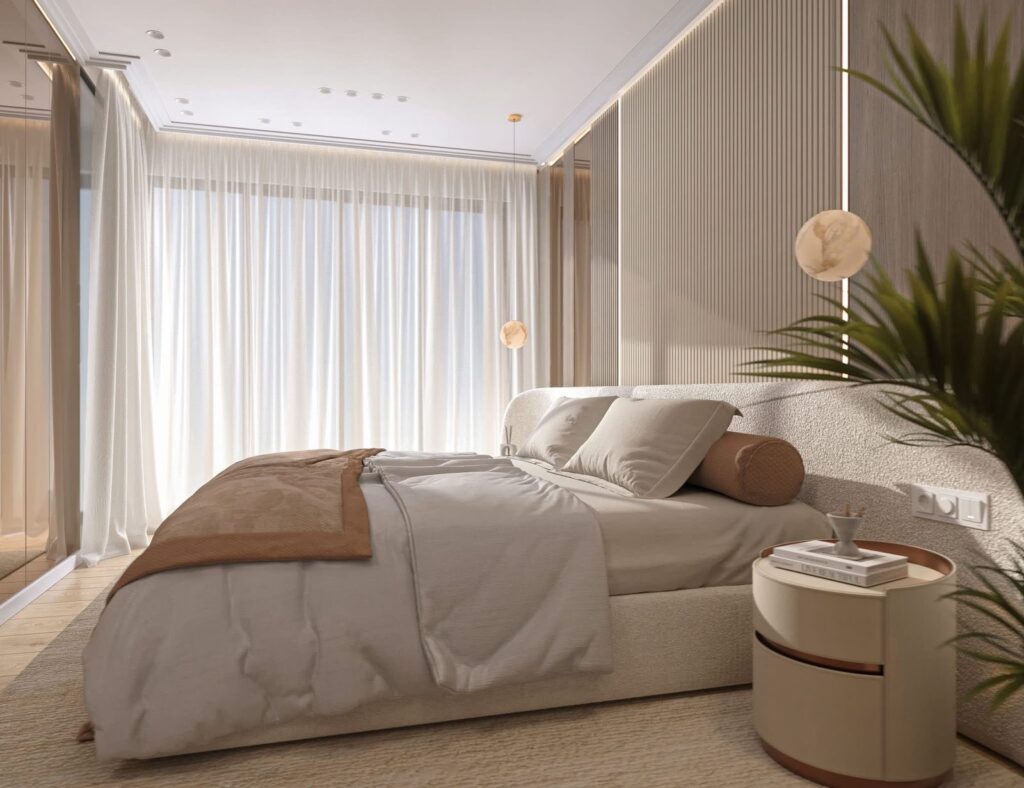 CUSTOMIZED BEDROOM CURTAINS FOR HOTELS AND HOE BY CURTAINS SHOP DUBA