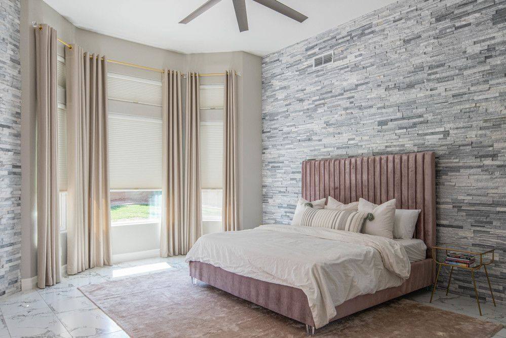 CUSTOMIZED CURTAINS+BLINDS FOR BEDROOM DECOR BY CURTAINS SHOP DUBAI