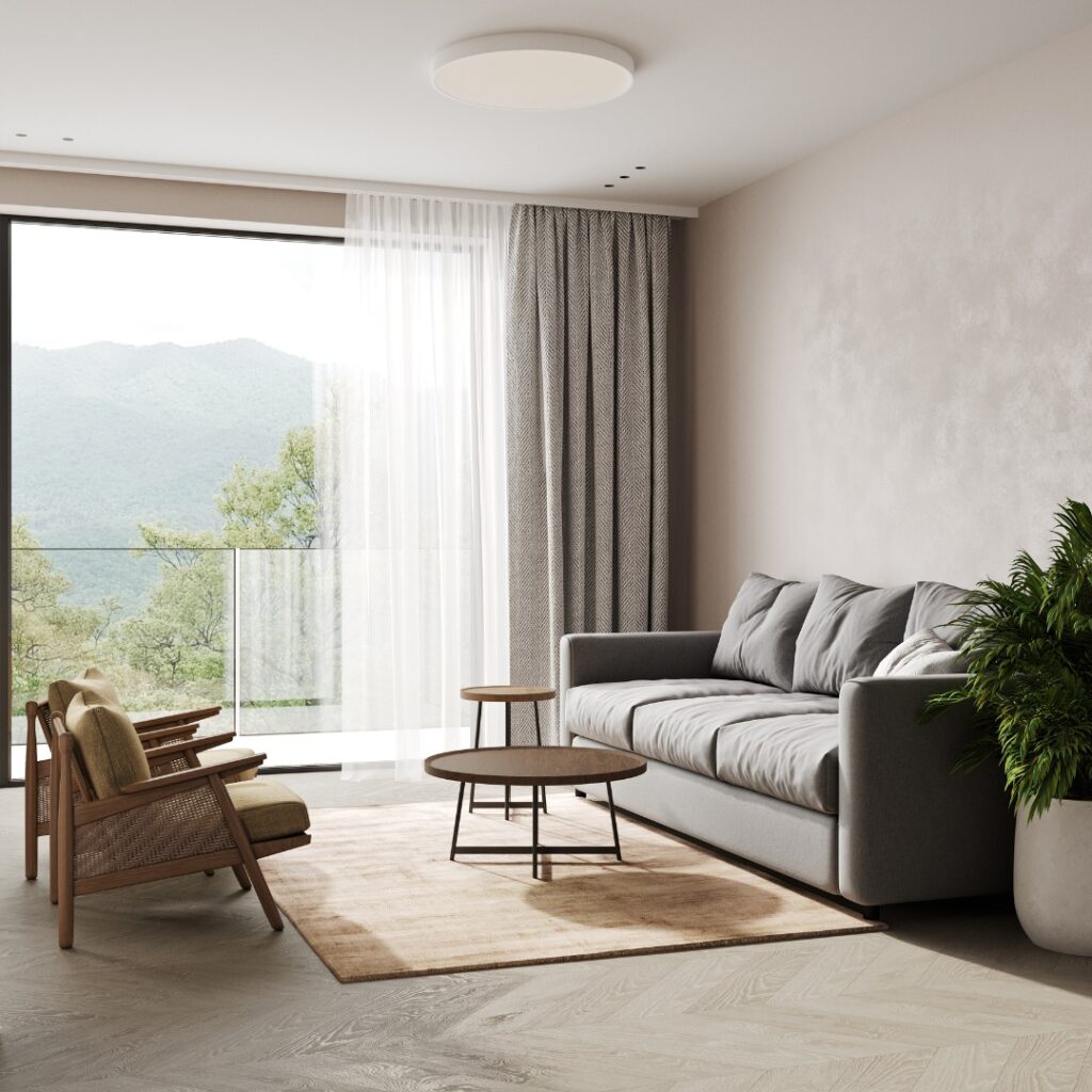LUXIRIOUS SHEER CURTAINS FOR BEAUTIFUL LANDSCAPE WITHOUT LOING GREAT VIEW BY BLINDS SHOP