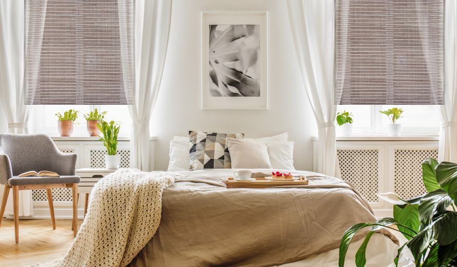 LUXIRIOUS WHITE SHEER CURTAINS FOR BEDROOM BY CURTAINS SHOP DUBAI