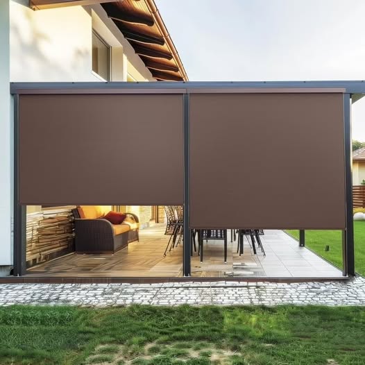 OUTDOOR BLINDS PROVIDE SHADE AND COMFORTABLE OUTDOOR DECOR DLIND SHOP DUBA