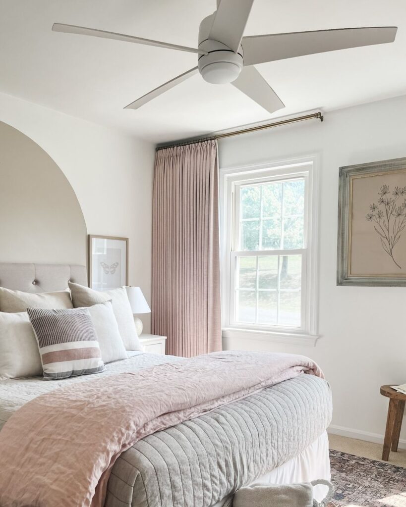 PINK COLOUR BEDROOMK CURTAINS FOR GIRLS BEDROOM DECOR BY DUBAI BLINDS