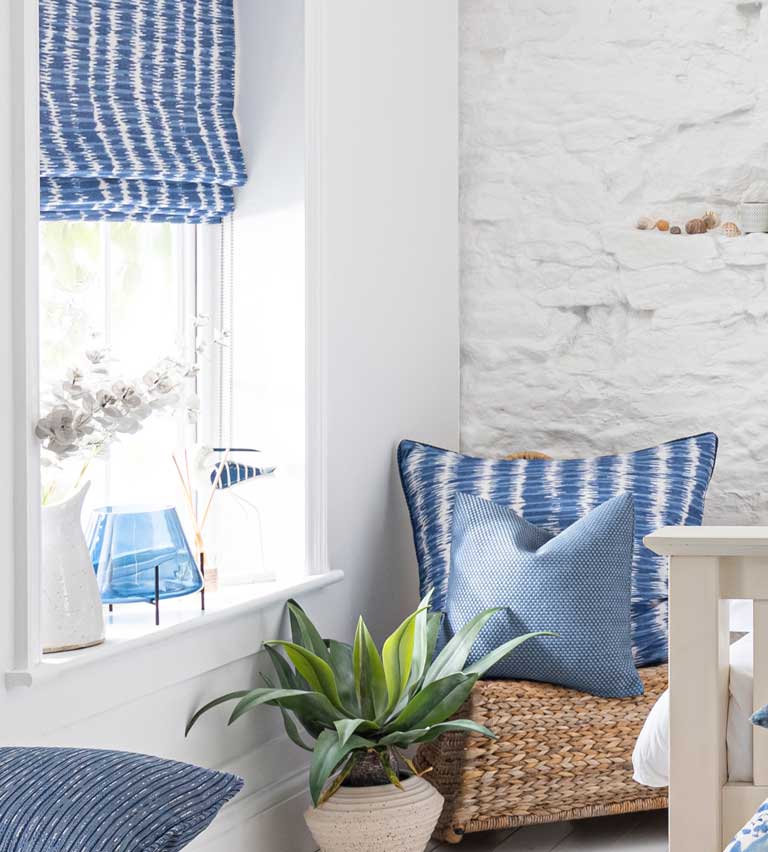 ROMAN BLINDS WITH SIMILAR CUSHIONS BY DLNDS SHOP DUABI