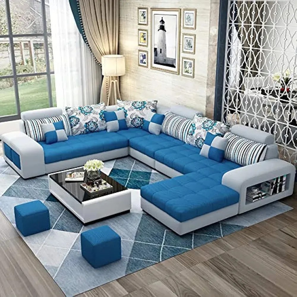 ARABIC MAJLIS OR LIVING ROOM CORNER SOFAS BY BLINDS SHOP DUBAI