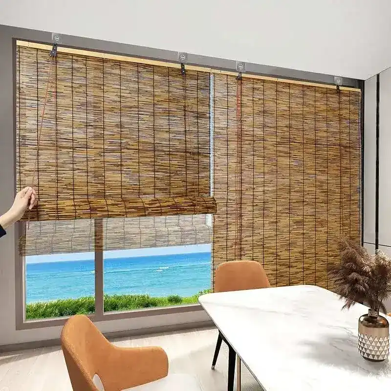 Bamboo Blinds For Living Room in Dubai Marina