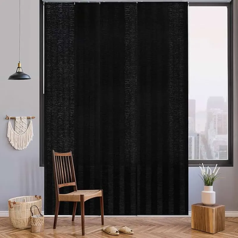 Black Color Blackout Blinds For Living Room in UAE