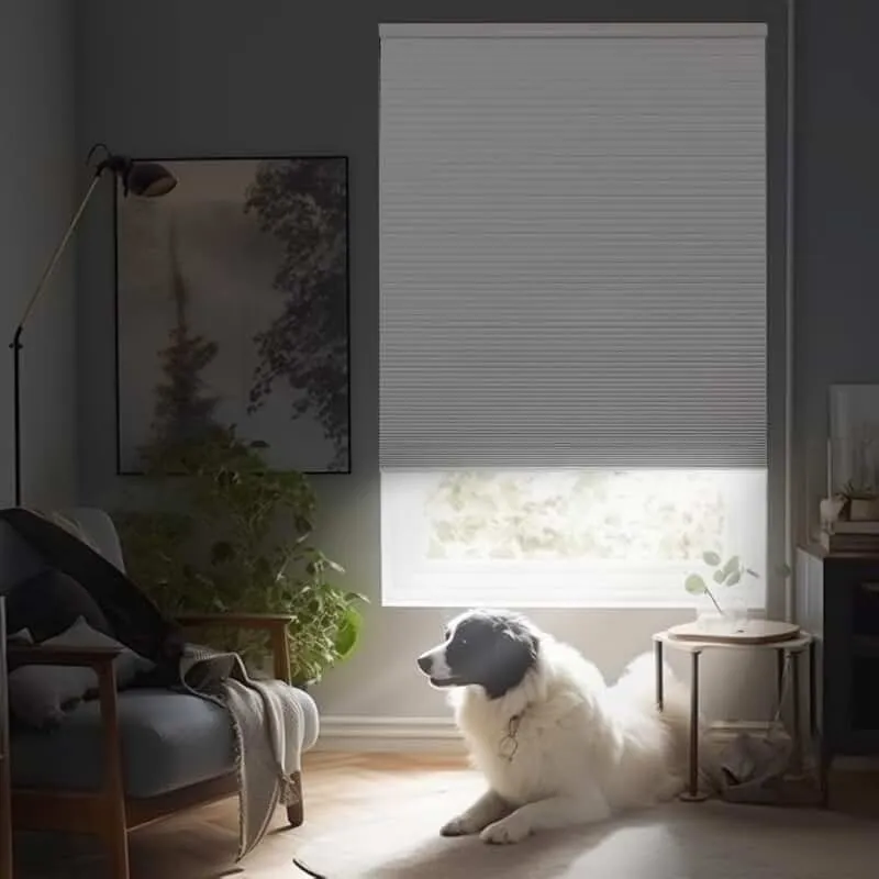 Off White Colour Blackout Blinds For Living Room in Sharjah