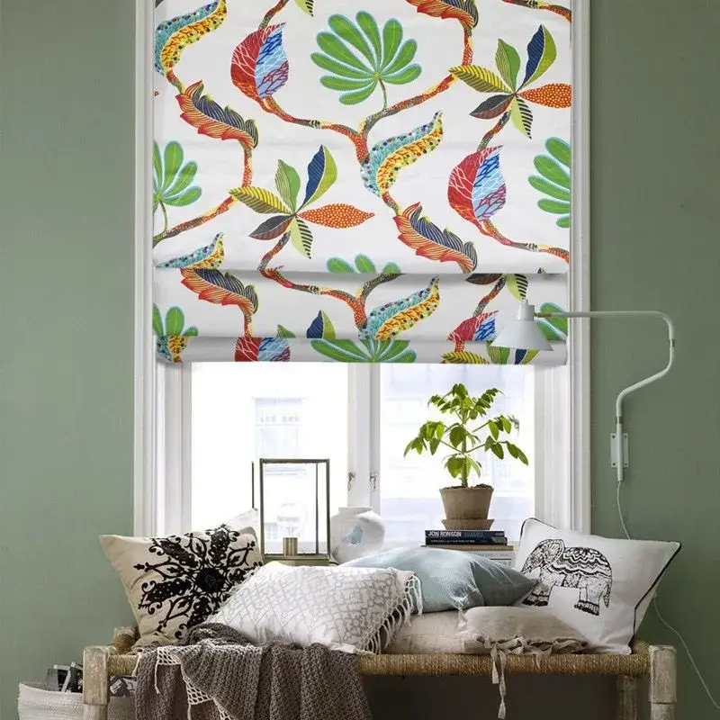 Customized Printed Blinds For Livingroom in Arabian Ranches