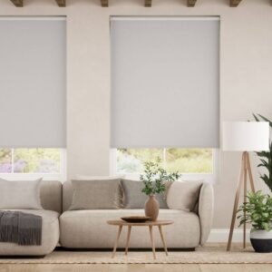 Light Grey Blackout Roller Blind