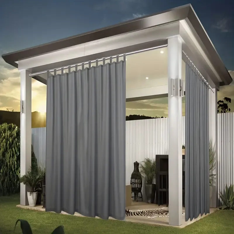 Outdoor Curtains installation in Al Furjan