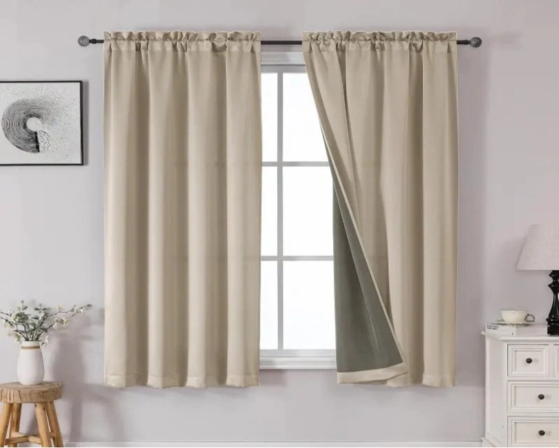 Sandshade linen blackout curtains in Al Foah