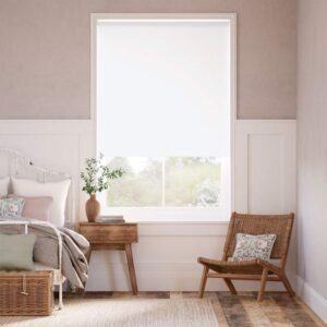 White Blackout Roller Blind